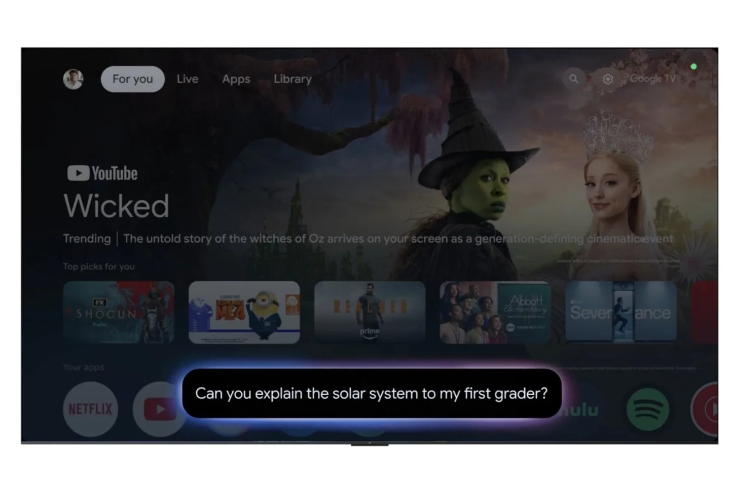 Google Gemini remplace Google Assistant sur le Google TV Streamer