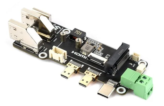 Raspberry Pi 5 : l'adaptateur M.2 NVMe de Waveshare coûte 9 euros 50 hdmi adapter 01