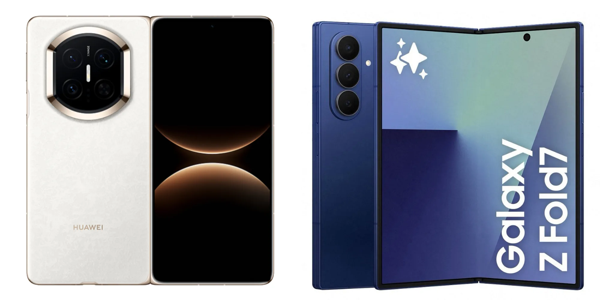 Huawei Mate X7 vs Samsung Galaxy Z Fold 7 : deux visions du futur pliant, mais un seul s’impose