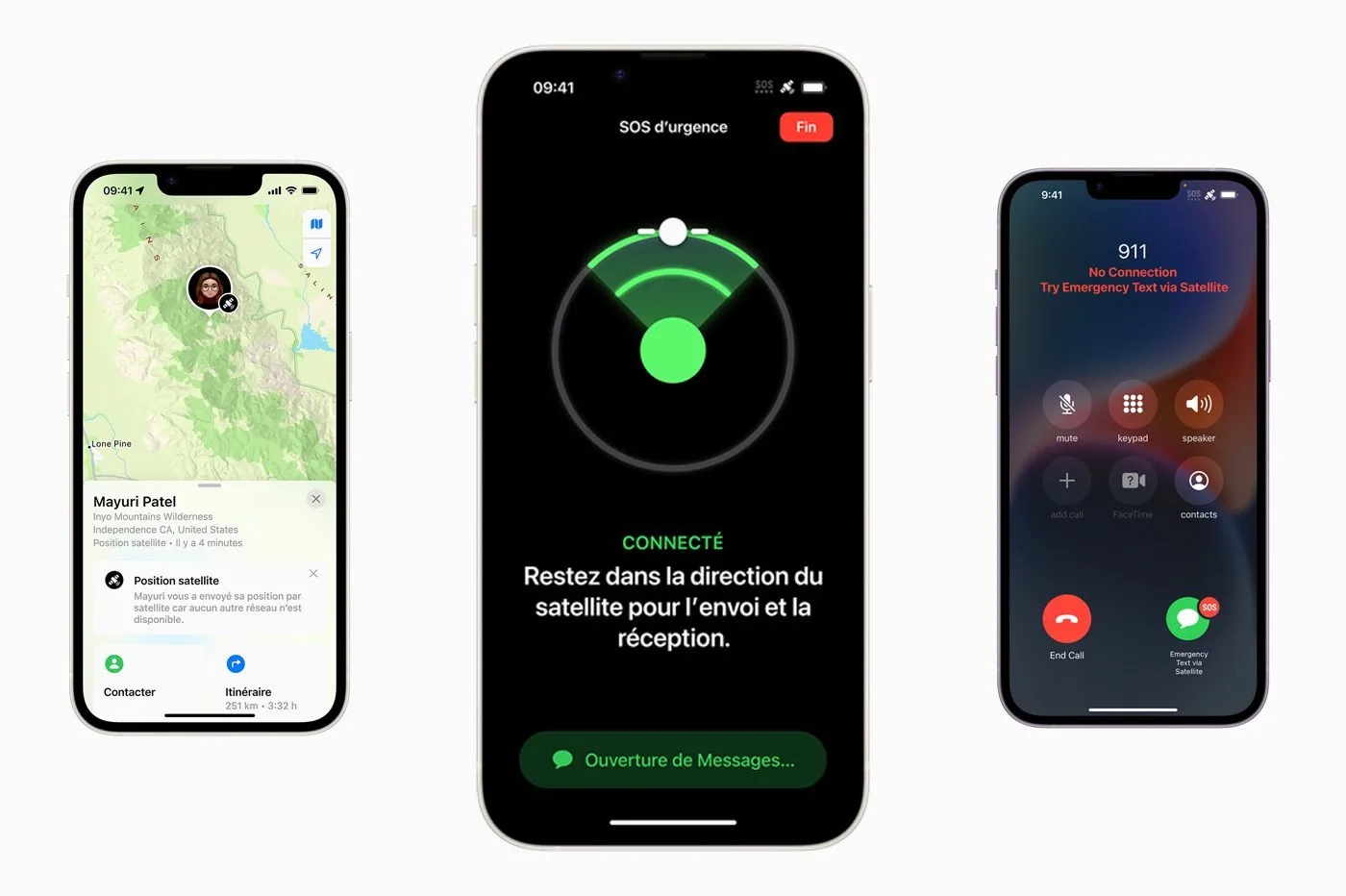 iPhone 14 satellite calls