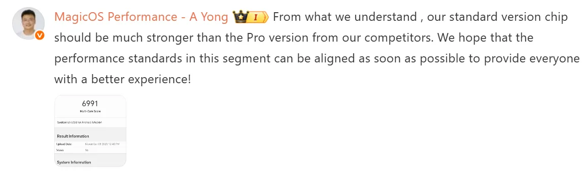 Honor 500: the standard model confirmed with a Snapdragon 8s Gen 4 and a massive battery image 32