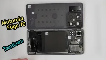 Démontage du Motorola Edge 70 : la batterie 4 800 mAh dans 3,9 mm d'épaisseur
