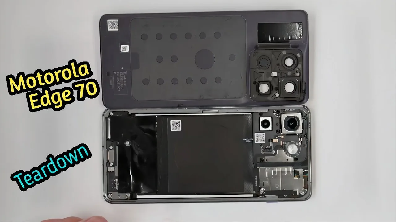 Motorola Edge 70 Teardown (Disassembly) | How Can He Manage Big Battery | Moto X70 Air!