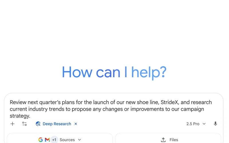 Gemini Deep Research peut lire vos mails Gmail et fichiers Drive 51 Gemini Deep Research peut lire vos mails Gmail et fichiers Drive