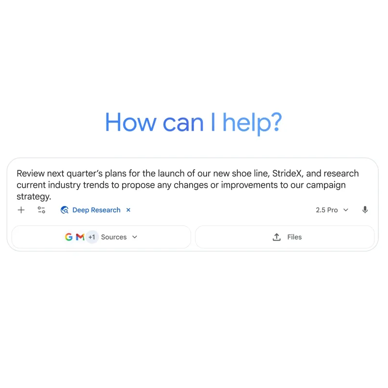 Gemini Deep Research peut lire vos mails Gmail et fichiers Drive 47 Gemini Deep Research peut lire vos mails Gmail et fichiers Drive