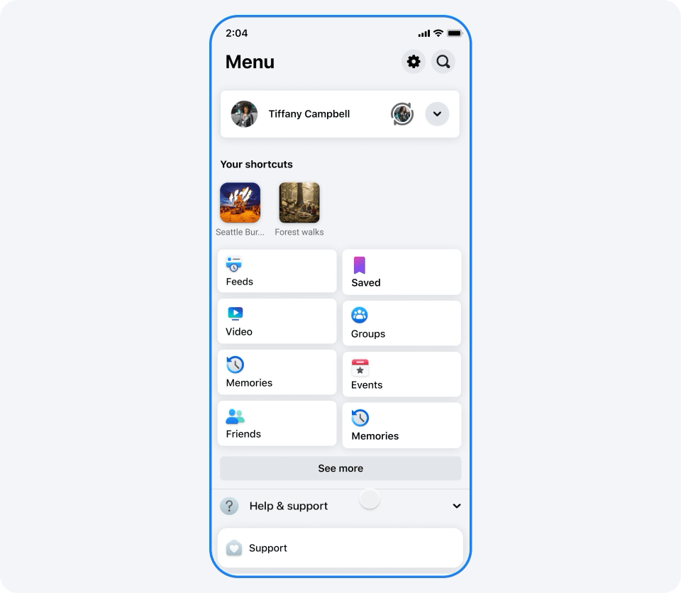 Meta lance enfin un véritable centre d’assistance pour Facebook et Instagram 51 01 Support Hubsmall entry Carousel 01