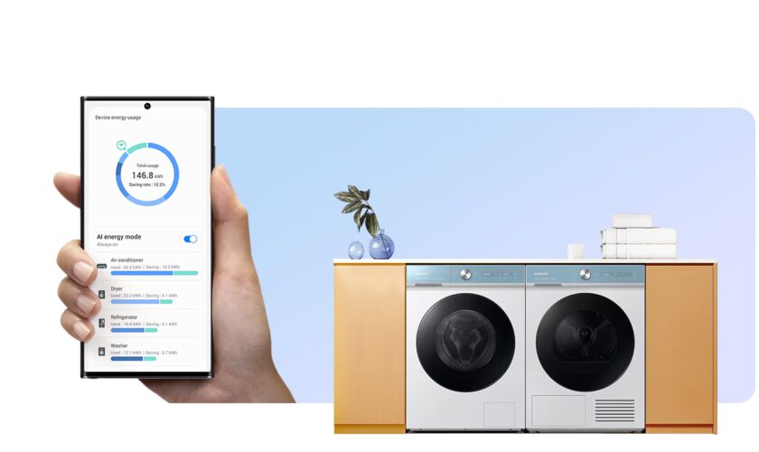 Samsung SmartThings AI Energy : jusqu’à 30 % d’économies d’énergie sur les lave-linge