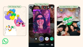 WhatsApp déploie ses nouveautés du Nouvel An 2026 : stickers, effets et outils de groupe