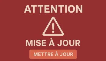 Prudence ! Le malware ClickFix se cache dans une fausse page de mise à jour en plein écran