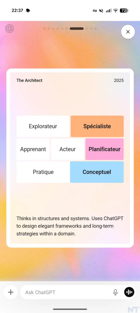OpenAI lance « Your Year with ChatGPT » : votre rétrospective personnalisée de 2025 51 ChatGPT Year Review 3
