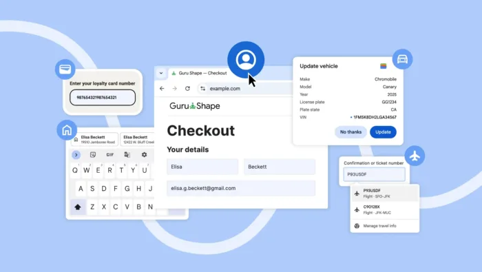 L’autocomplétion de Chrome remplit vos informations de voyage et vos adresses complexes