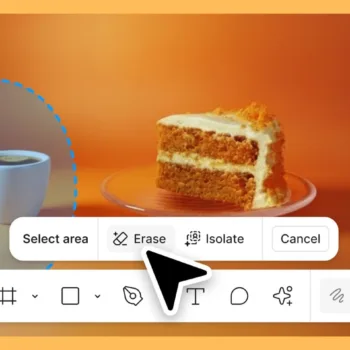 Figma intègre l'IA : les designers peuvent effacer et isoler des objets sans Photoshop