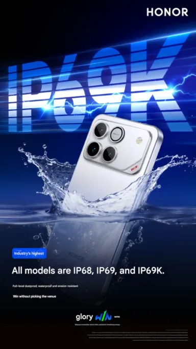 HONOR WIN series IP ratings