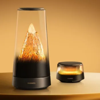 Huawei lance le WiFi Mesh Router X3 Pro : WiFi 7 déguisé en montagne enneigée lumineuse