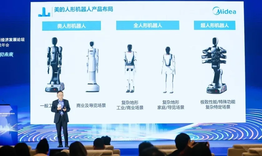 Miro U : Midea dévoile un humanoïde à 6 bras roulants pour l'industrie