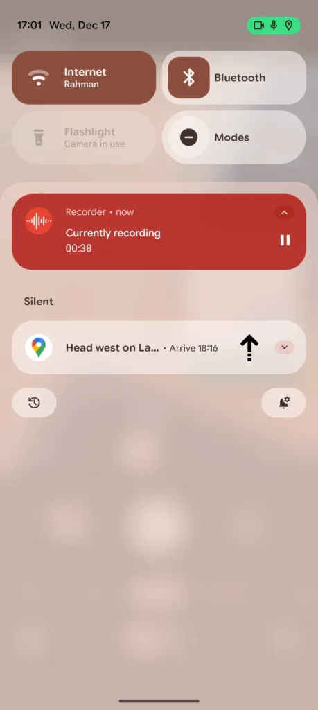 Android 16 renforce la transparence : Google introduit un nouvel indicateur de localisation en temps réel 51 New combined privacy indicator in Android 1000w 2231h.png