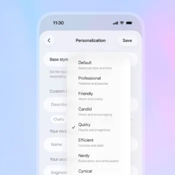ChatGPT se personnalise : OpenAI permet enfin de choisir le ton et la personnalité du chatbot