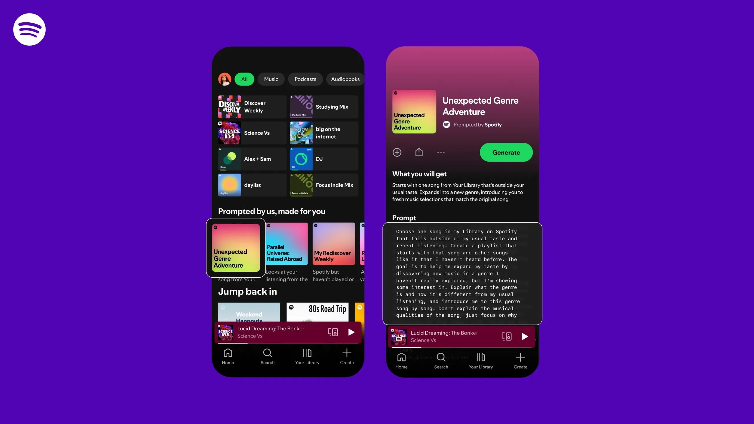 Spotify teste les « Prompted Playlists » : enfin un vrai contrôle sur l’algorithme musical