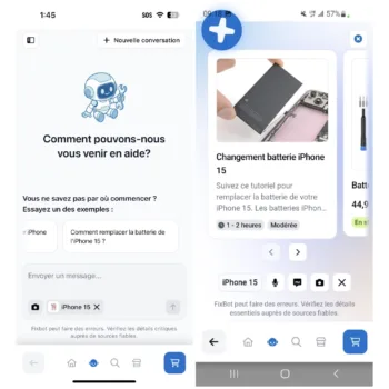 iFixit lance son application avec « FixBot », un assistant IA pensé pour vous guider dans vos réparations