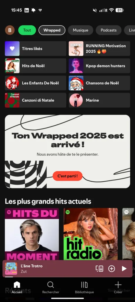 Spotify Wrapped 2025 : comment voir, partager et comprendre votre rétrospective 65 Screenshot 20251203 154547