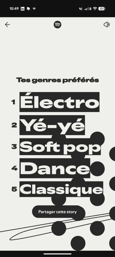 Spotify Wrapped 2025 : comment voir, partager et comprendre votre rétrospective 71 Screenshot 20251203 154937