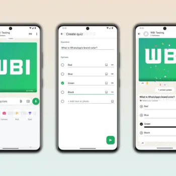 WhatsApp teste une nouvelle fonctionnalité ludique pour les chaînes : les quiz interactifs