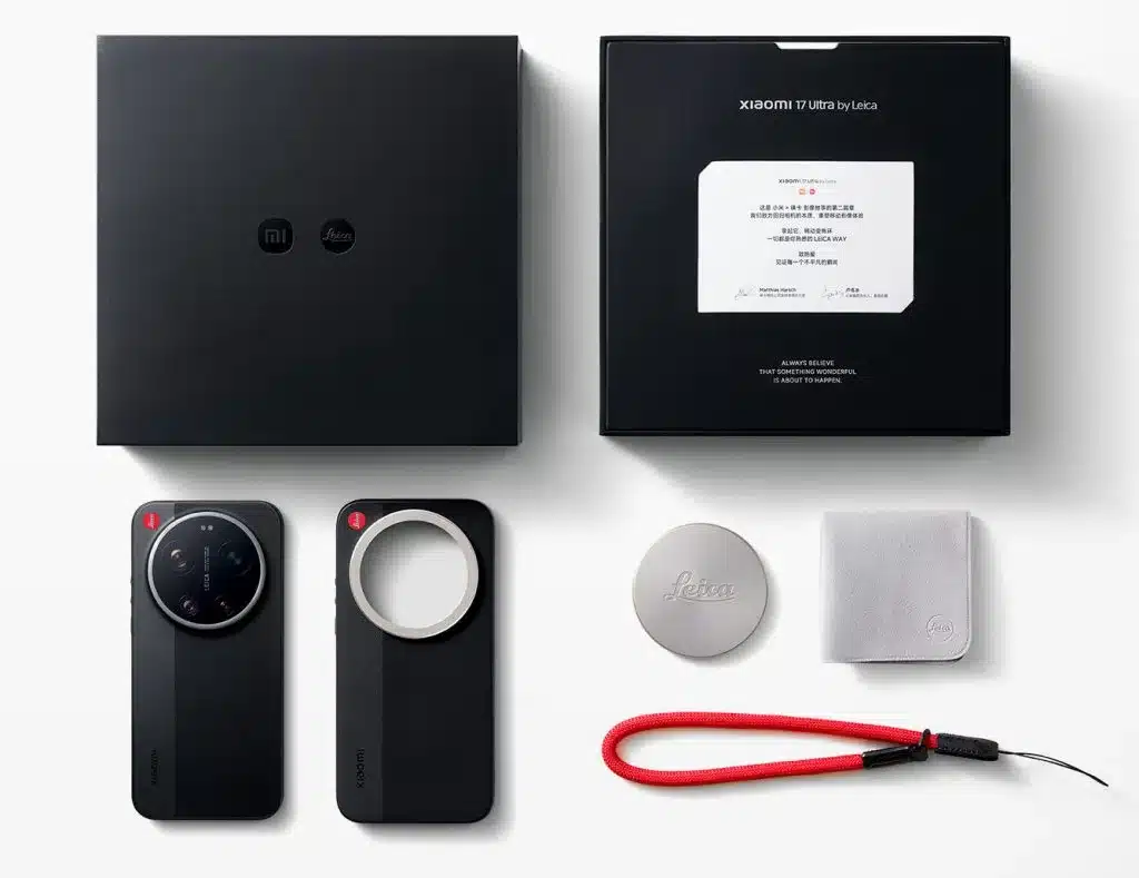 Xiaomi 17 Ultra Leica Edition box contents 1024x789 1