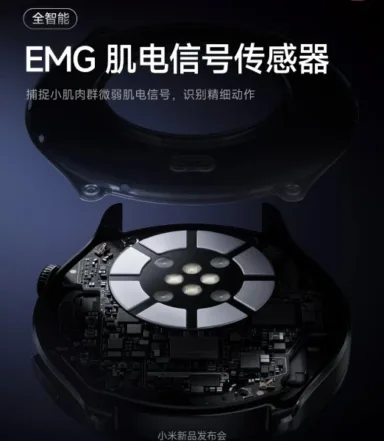 Xiaomi watch 5 EMG sensor