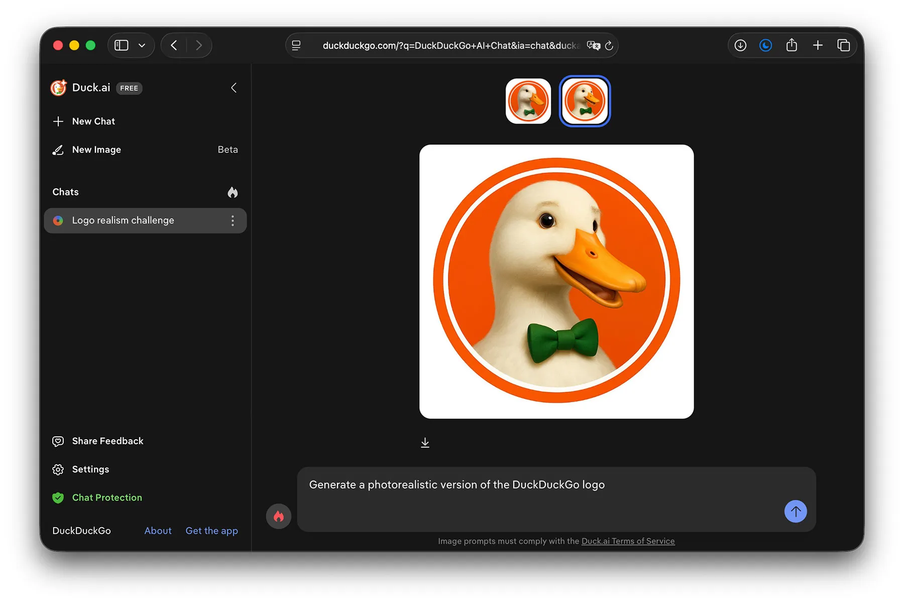 duckduckgo image generator