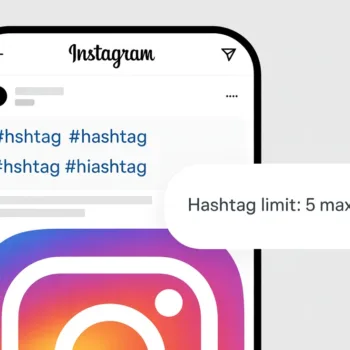 Instagram limite les hashtags à 5 par publication pour favoriser la qualité