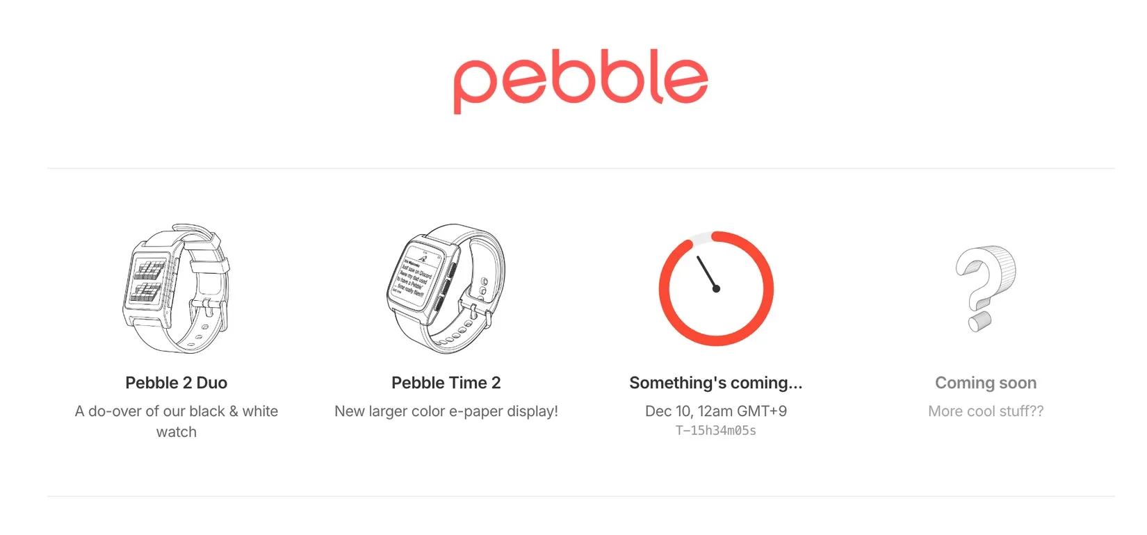 Pebble revient : la smartwatch légendaire tease son retour le 9 décembre 49 Pebble revient : la smartwatch légendaire tease son retour le 9 décembre