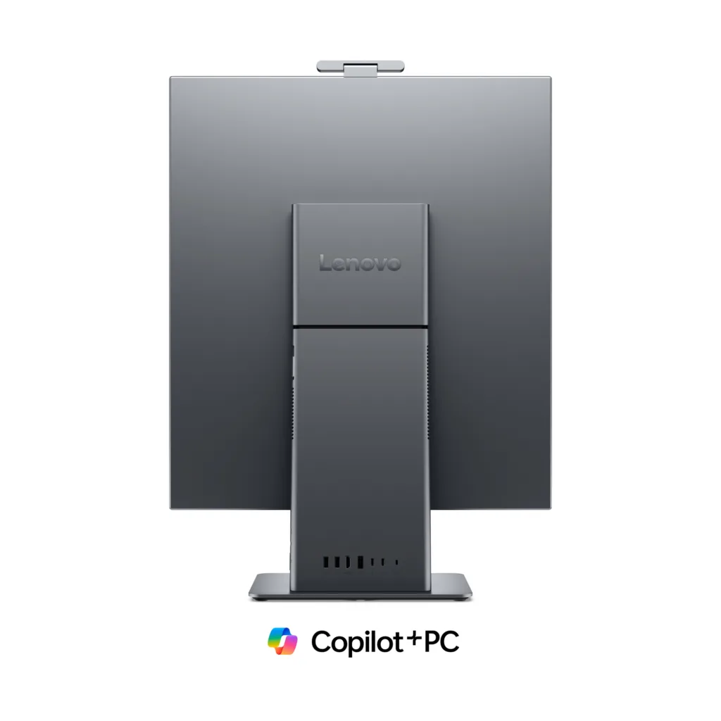 Lenovo ThinkCentre X AIO Aura Edition : Le PC tout-en-un vertical qui veut bannir le défilement 66 02 ThinkCentre X AIO Hero rear facing
