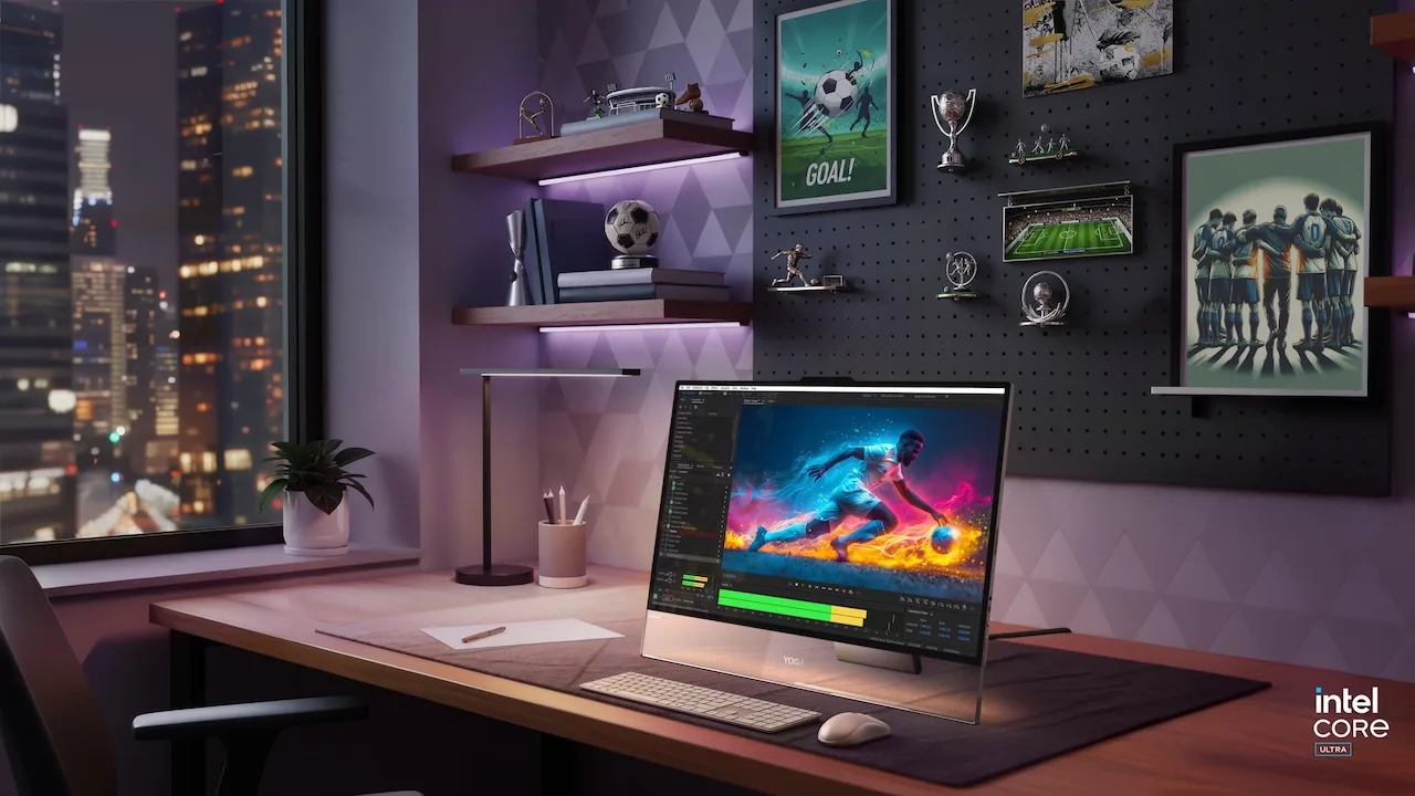 Lenovo Yoga AIO i Aura Edition (2026) : L’iMac Killer à écran OLED et éclairage adaptatif 57 Lenovo Yoga AIO i Aura Edition (2026) : L’iMac Killer à écran OLED et éclairage adaptatif