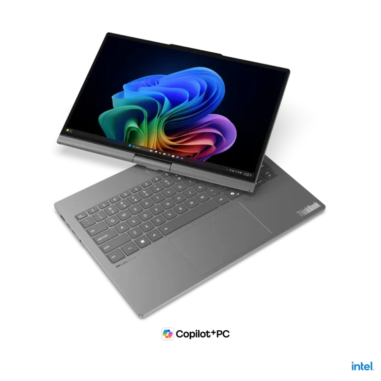 04 Thinkbook plus gen 7 half tilted bent backwards facing right