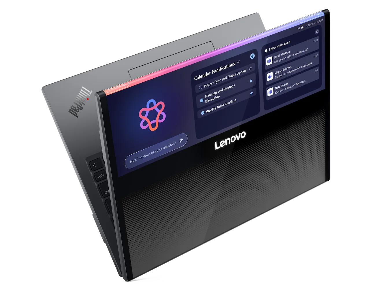 ThinkPad Rollable XD Concept : L'écran qui s'enroule et travaille même fermé au CES 2026 57 ThinkPad Rollable XD Concept : L'écran qui s'enroule et travaille même fermé au CES 2026