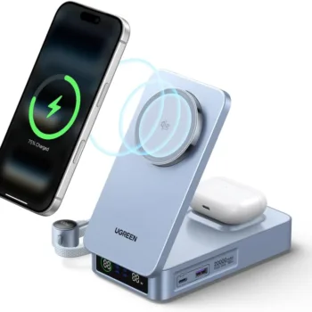 UGREEN MagFlow 2-in-1 : La batterie 20 000 mAh qui charge votre iPhone en 25W sans fil !
