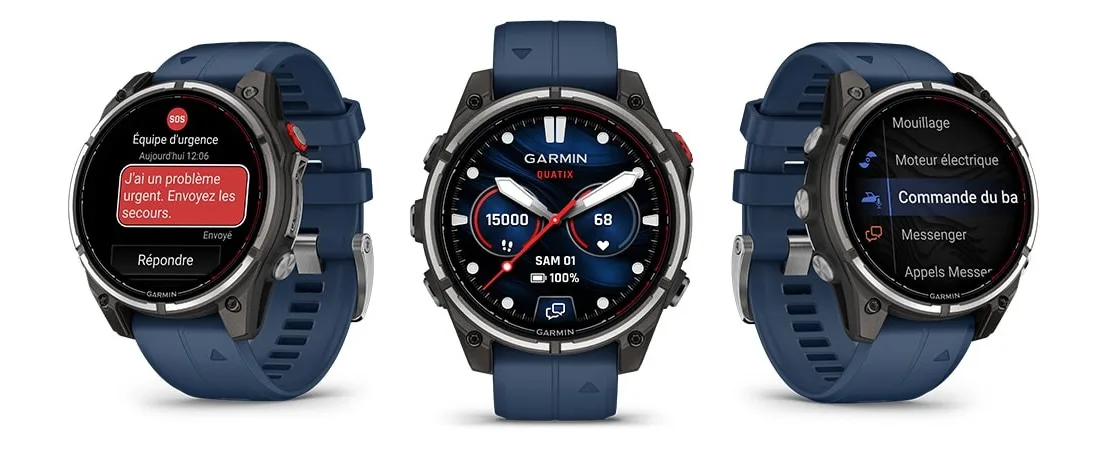 Garmin quatix 8 Pro : La montre marine ultime avec SOS satellite et 80 km de portée 60 83455 Productfan D