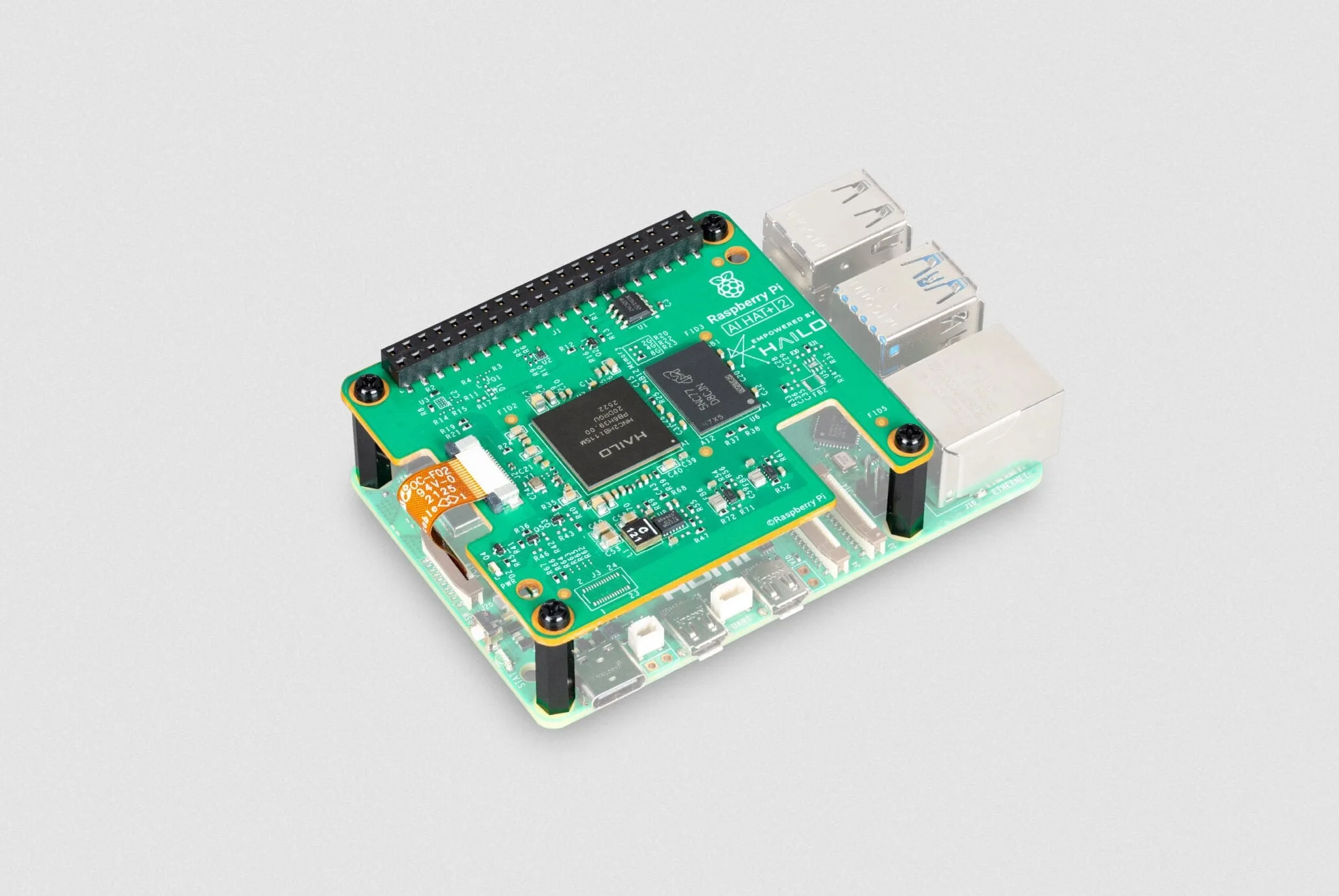 Raspberry Pi AI HAT+ 2 : 40 TOPS et 8 Go de RAM pour faire tourner Llama 3 en local !