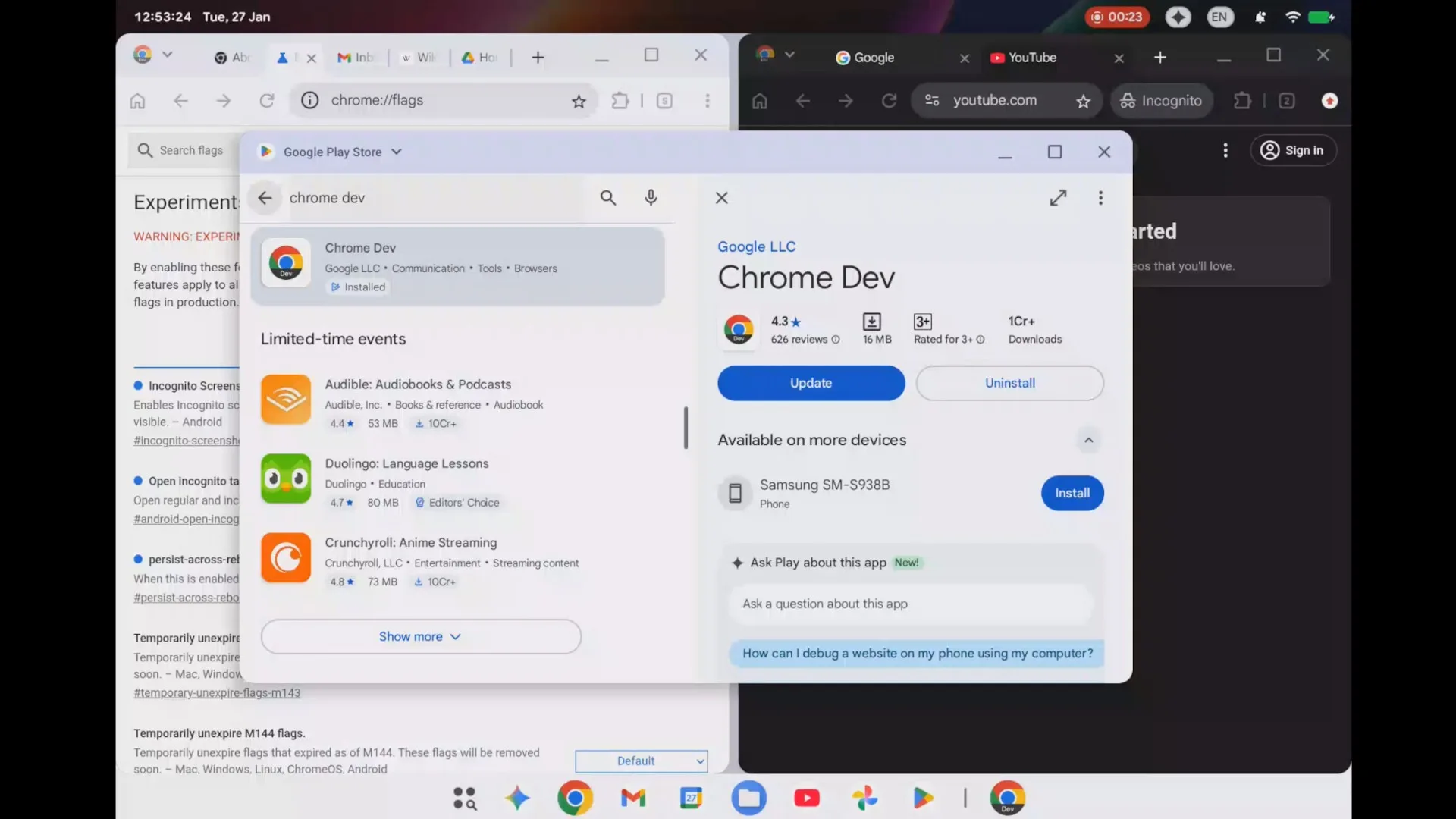 Aluminium OS : Google fuiterait Android 16 sur PC, premier aperçu du futur hybride ChromeOS/Android