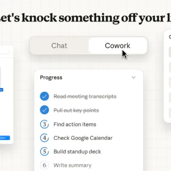 Cowork : Anthropic lance un agent IA sur Mac pour manipuler vos fichiers, sans passer par Claude Code