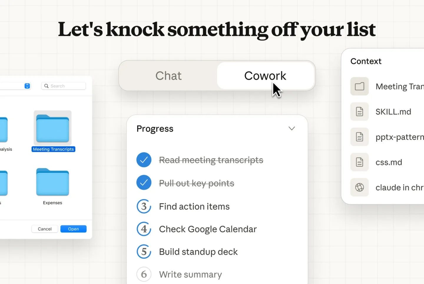 Cowork : Anthropic lance un agent IA sur Mac pour manipuler vos fichiers, sans passer par Claude Code