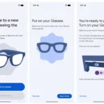 Google Glasses companion app screenshot