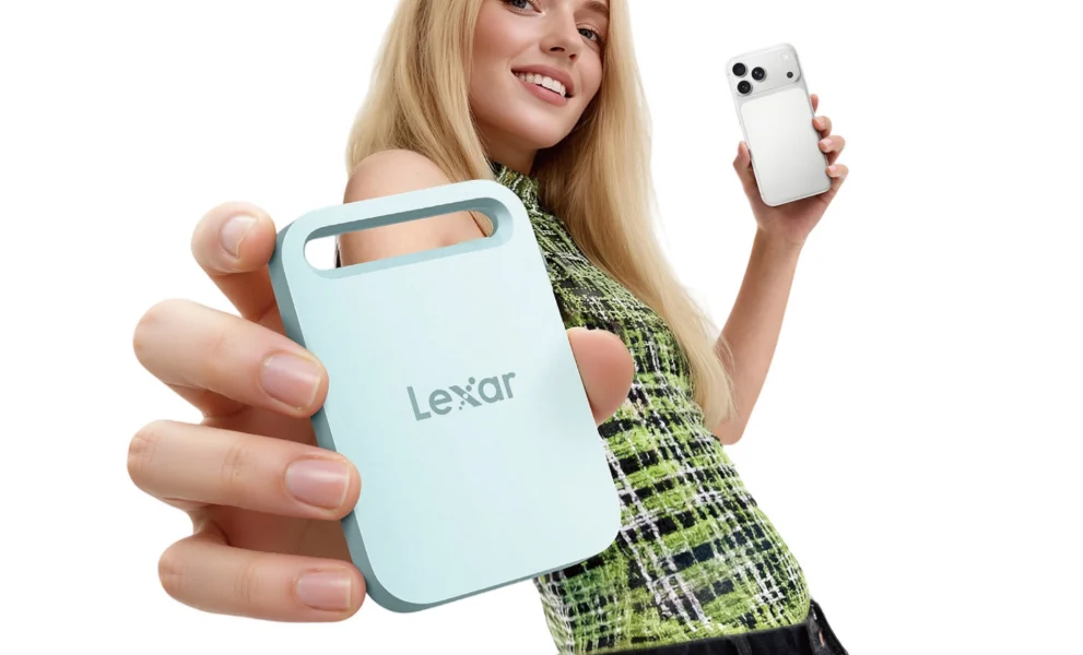 Lexar dévoile AI Storage Core au CES 2026 et redéfinit le stockage pour l’ère de l’IA 58 Lexar Air Portable SSD