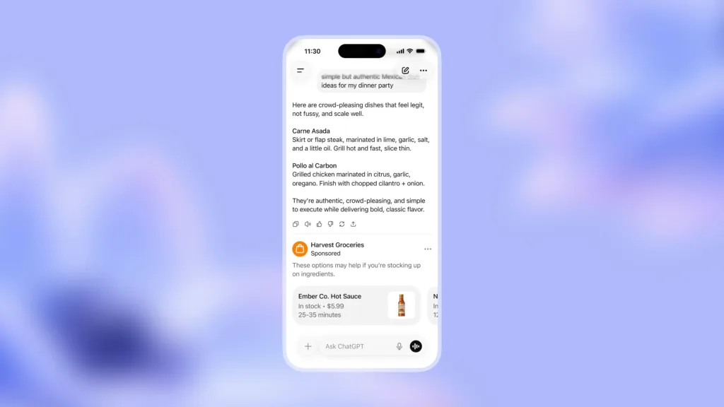 OpenAI brise le tabou : Les publicités débarquent dans ChatGPT