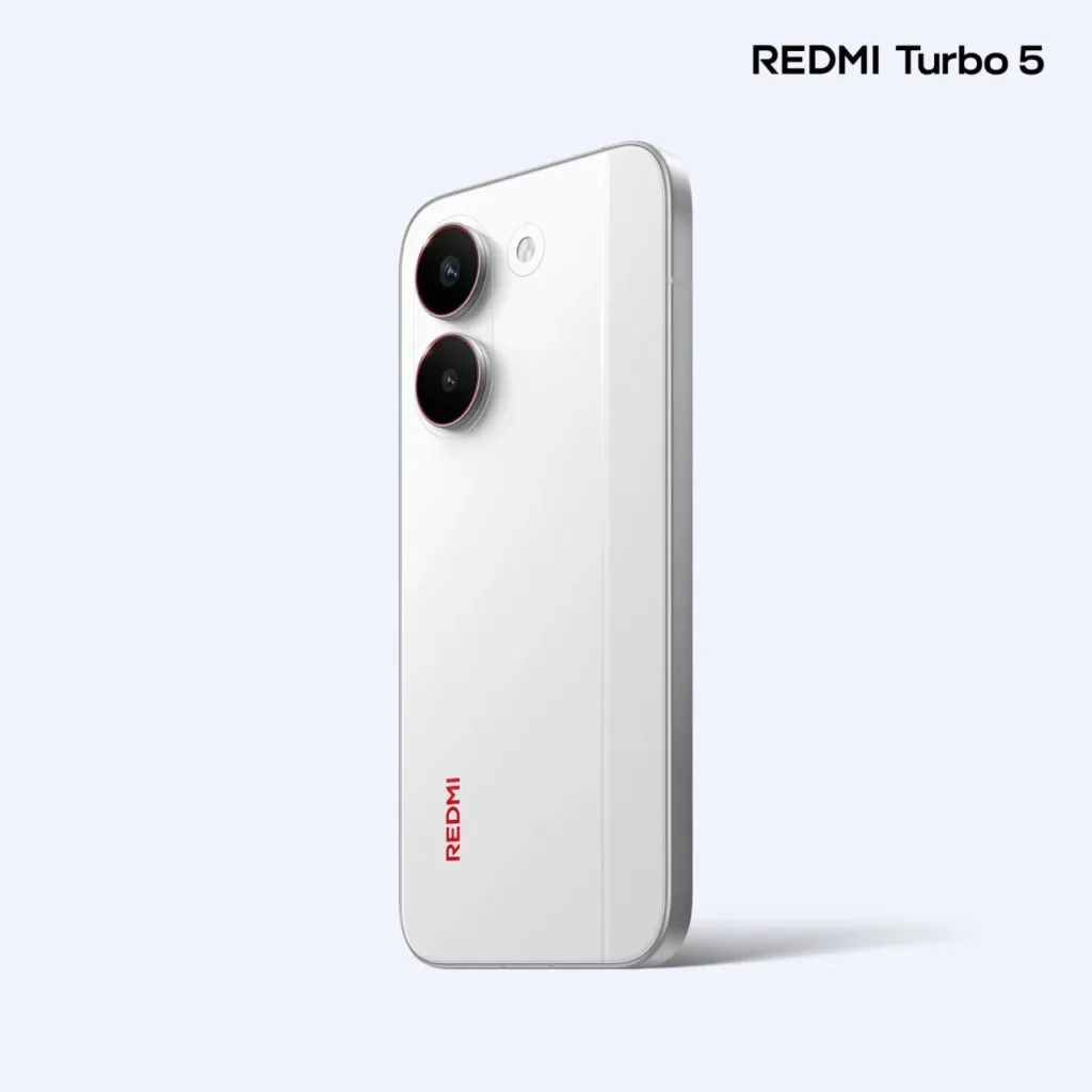 Redmi Turbo 5 Max : Xiaomi lancera le 29 janvier un « flagship de milieu de gamme » 56 Redmi Turbo 5 rear