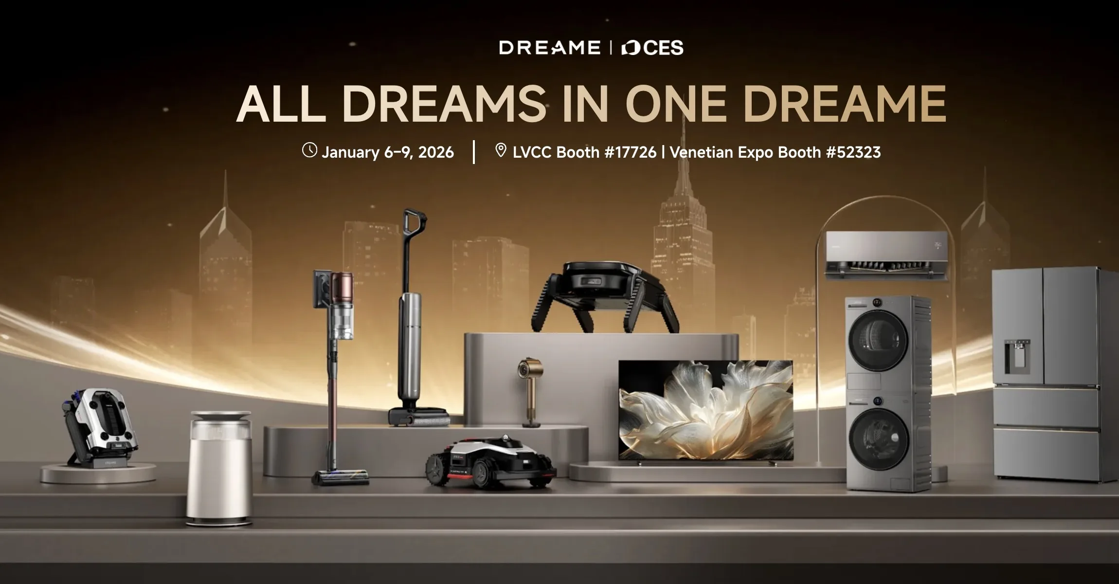 CES 2026 : Dreame dévoile son premier écosystème complet pour la maison connectée