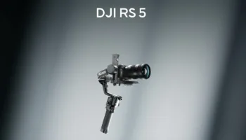DJI RS 5 : Le stabilisateur avec tracking intelligent tactile arrive pour les pros