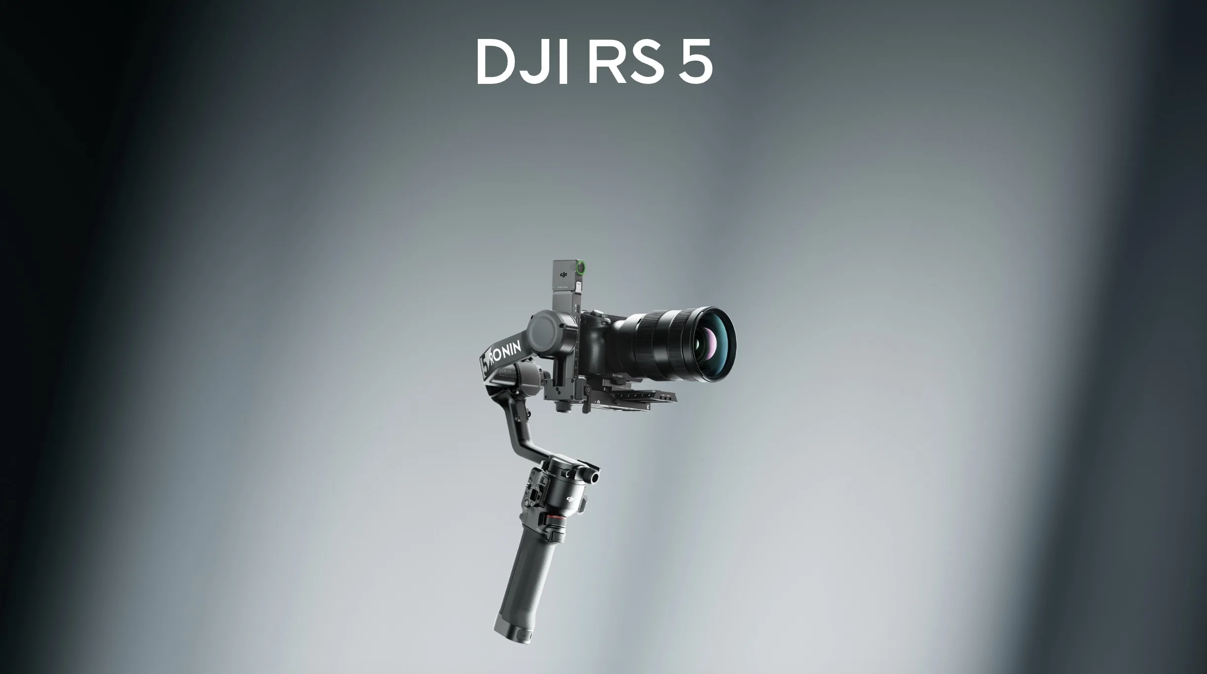 DJI RS 5 : Le stabilisateur avec tracking intelligent tactile arrive pour les pros