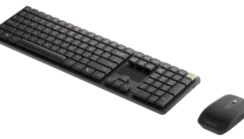 Lenovo dévoile un clavier et une souris auto-rechargeables par la lumière au CES 2026