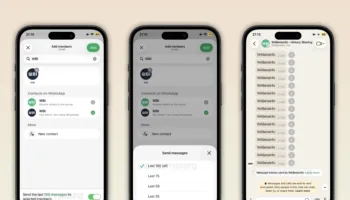 Groupes dans WhatsApp : Partagez enfin l'historique avec les nouveaux membres